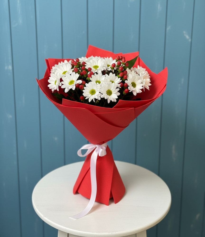 Букет цветов из: Хризантемы в Тоншалово