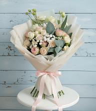 Букет цветов из:  Розы и Лизиантусы в Тоншалово