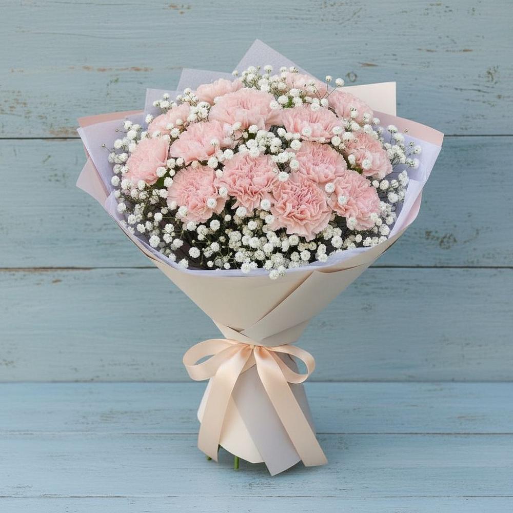 Букет цветов из: Гвоздики в Тоншалово