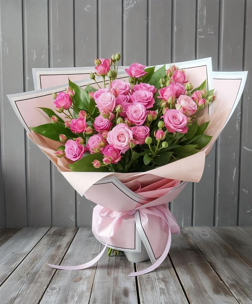 Букет Розовый кустик в Тоншалово