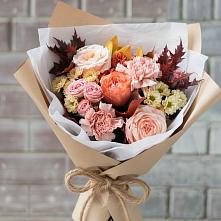 Букет цветов из:  Гвоздики, Хризантемы и Розы в Тоншалово
