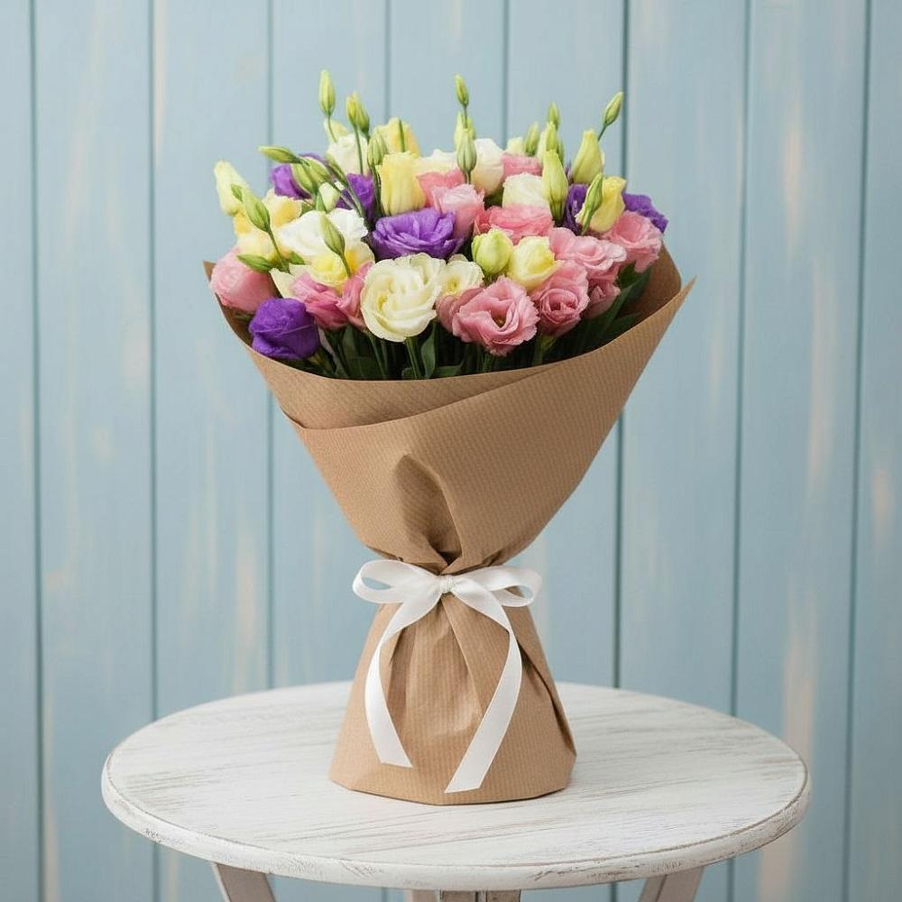 Букет цветов из: Лизиантусы в Тоншалово