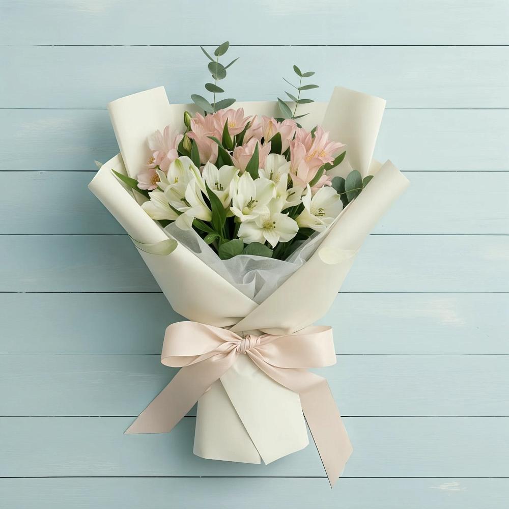 Букет цветов из: Альстромерии в Тоншалово