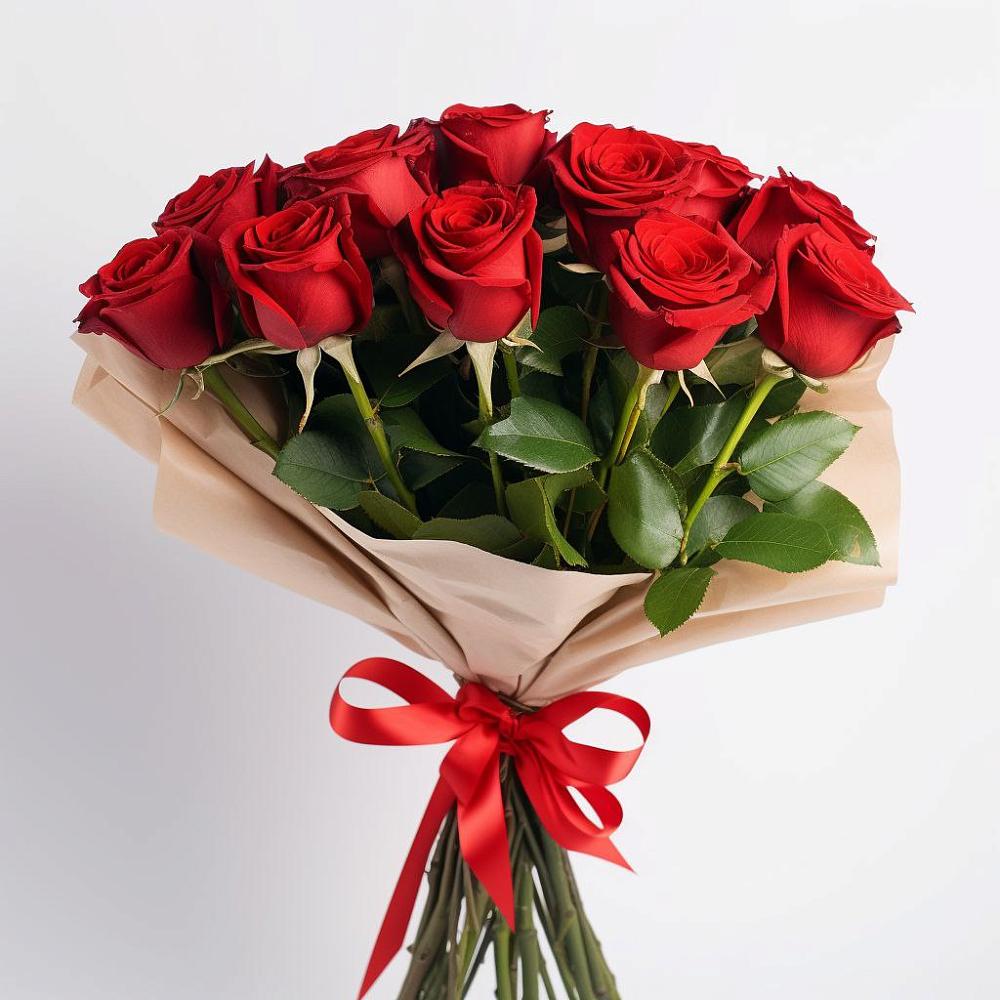 Букет 11 Красных роз Эдлесс Лав в Тоншалово