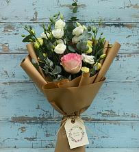 Букет цветов из:  Розы и Лизиантусы в Тоншалово